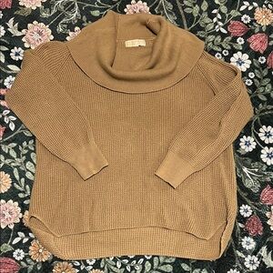 Michael Kors Brown Cowl Neck Sweater